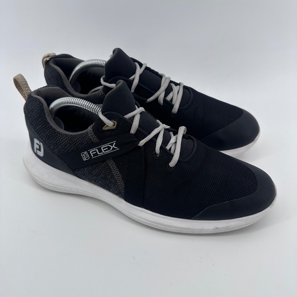 FootJoy Other - FootJoy Flex Golf Shoes Mens Size 9.5 M Black 56103 Spikeless Athletic Sneakers